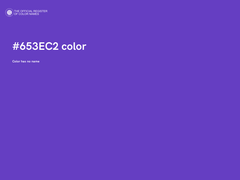 #653EC2 color image