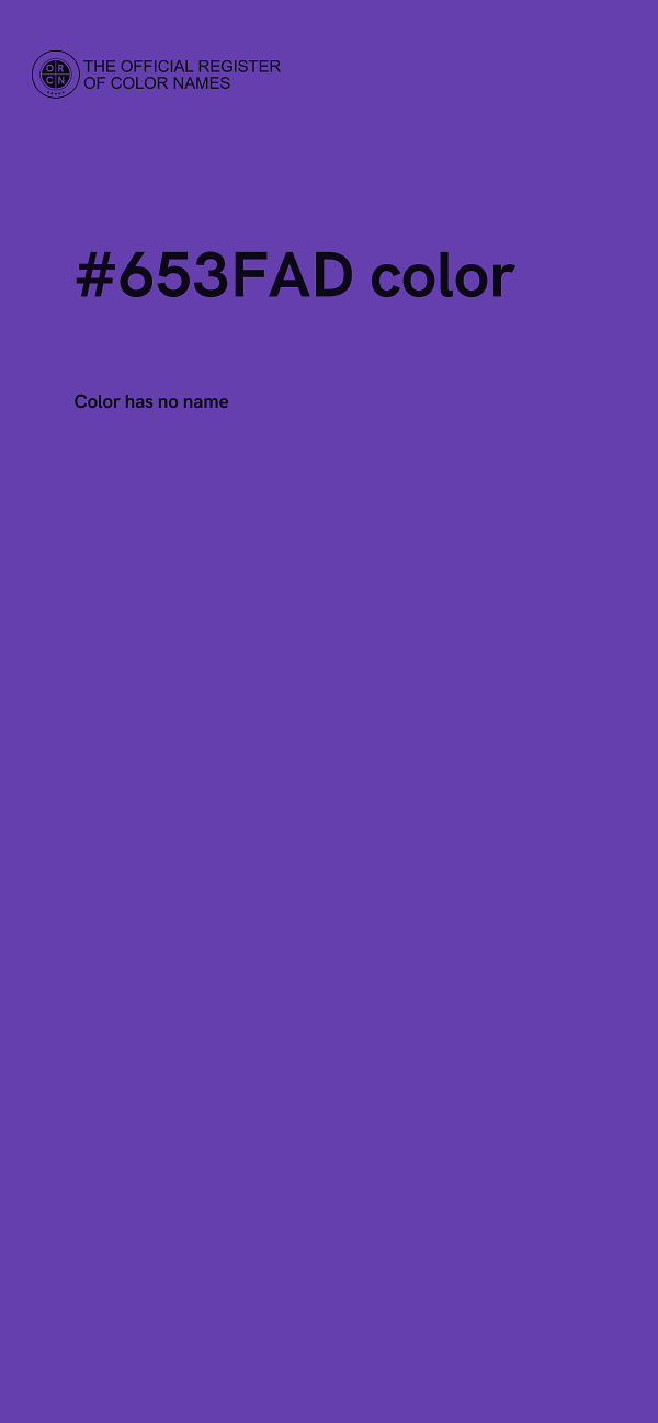 #653FAD color image