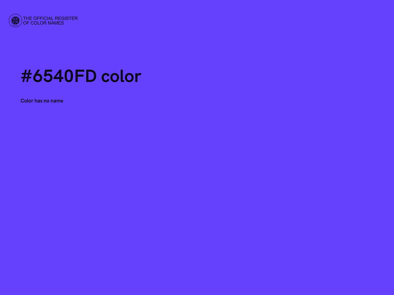 #6540FD color image