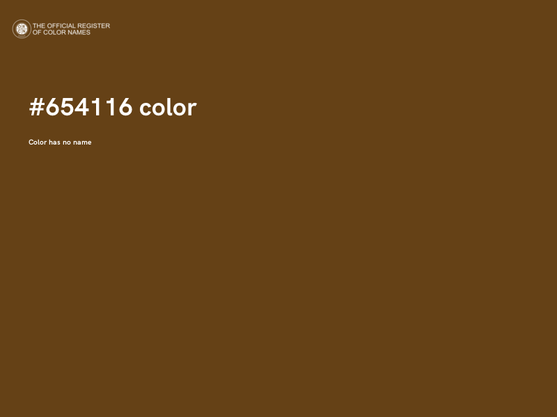#654116 color image
