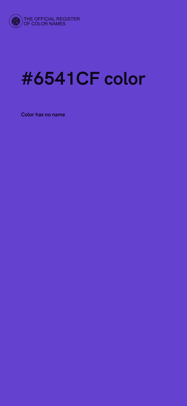 #6541CF color image