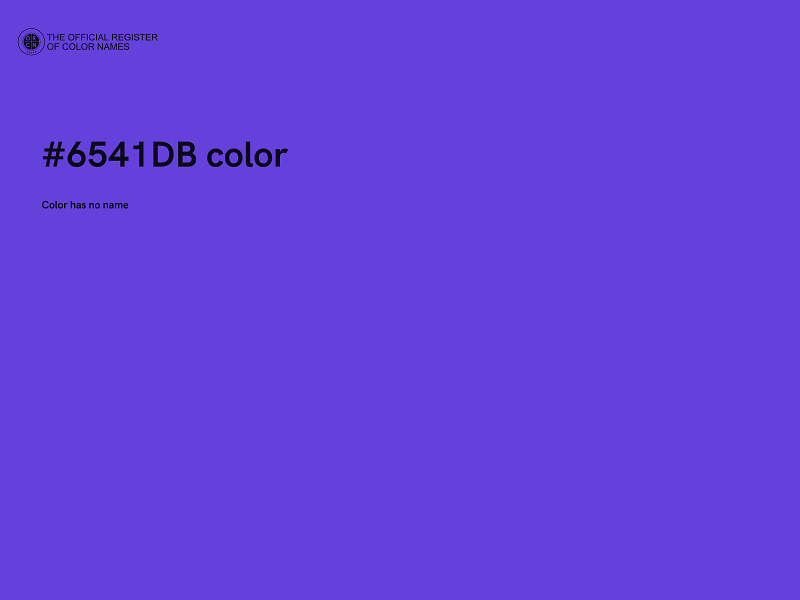 #6541DB color image
