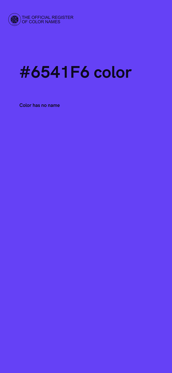 #6541F6 color image