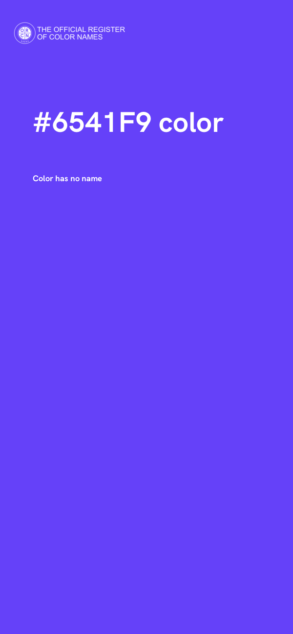 #6541F9 color image
