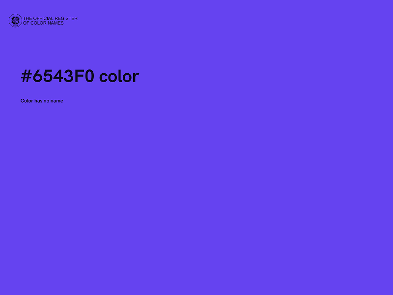 #6543F0 color image