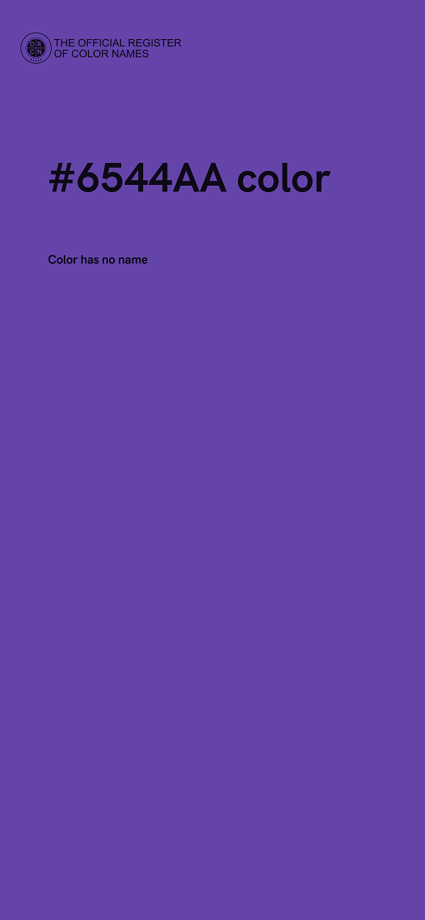 #6544AA color image