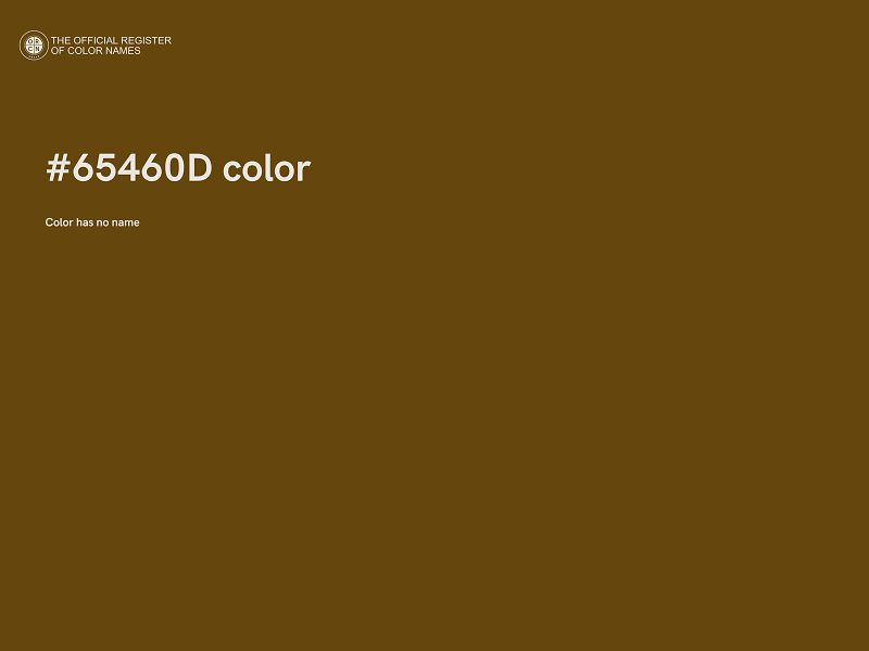 #65460D color image