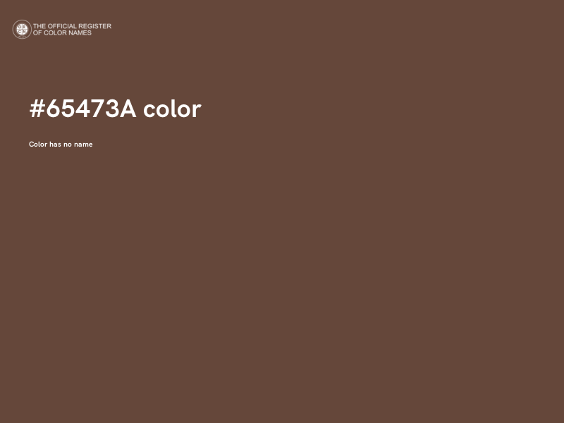 #65473A color image