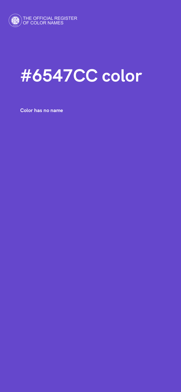 #6547CC color image