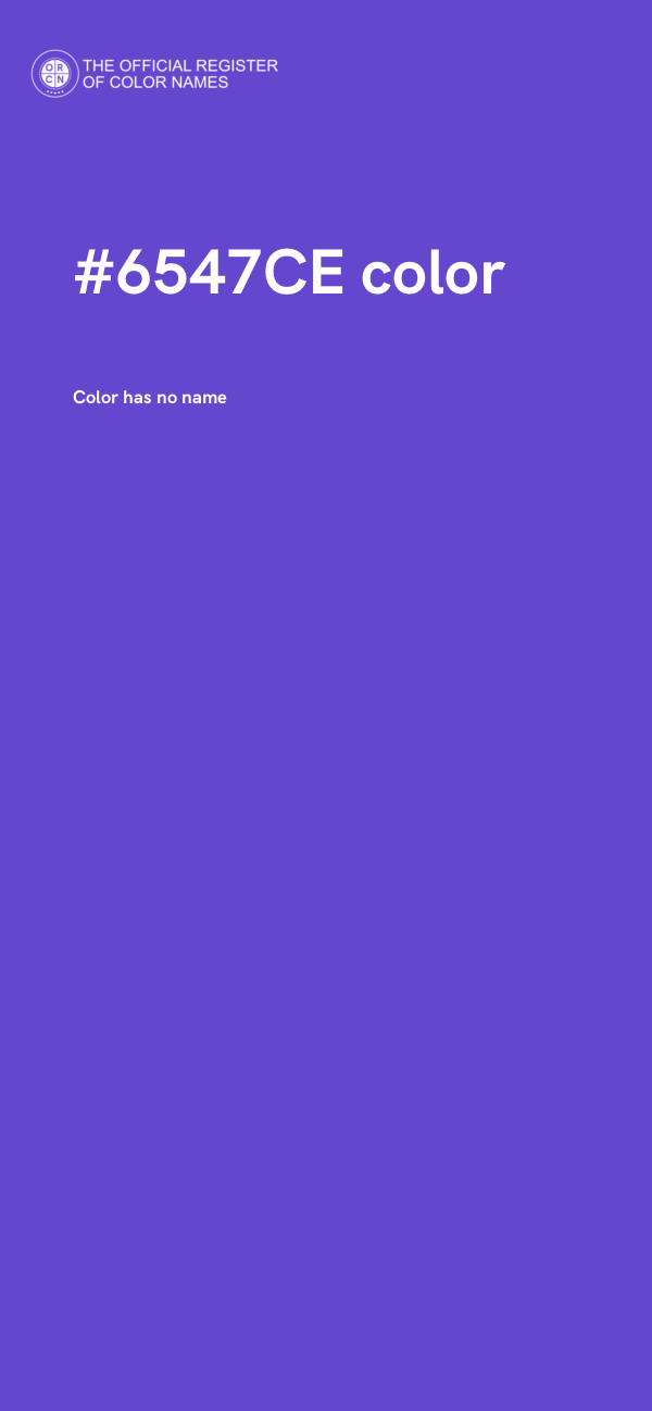 #6547CE color image
