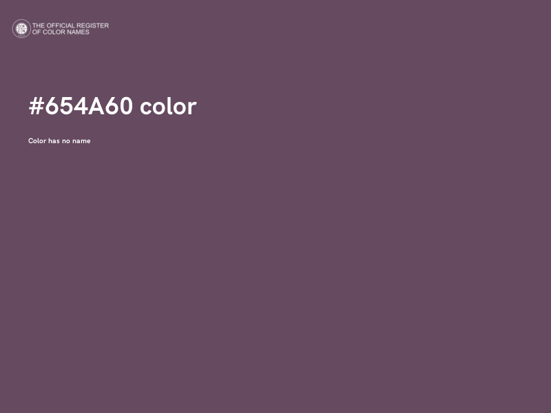 #654A60 color image