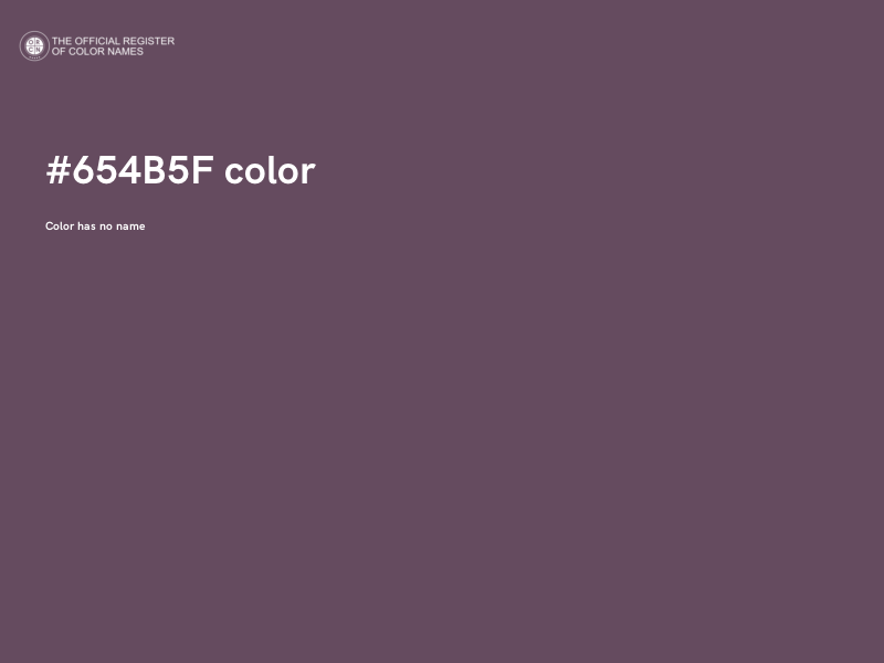 #654B5F color image