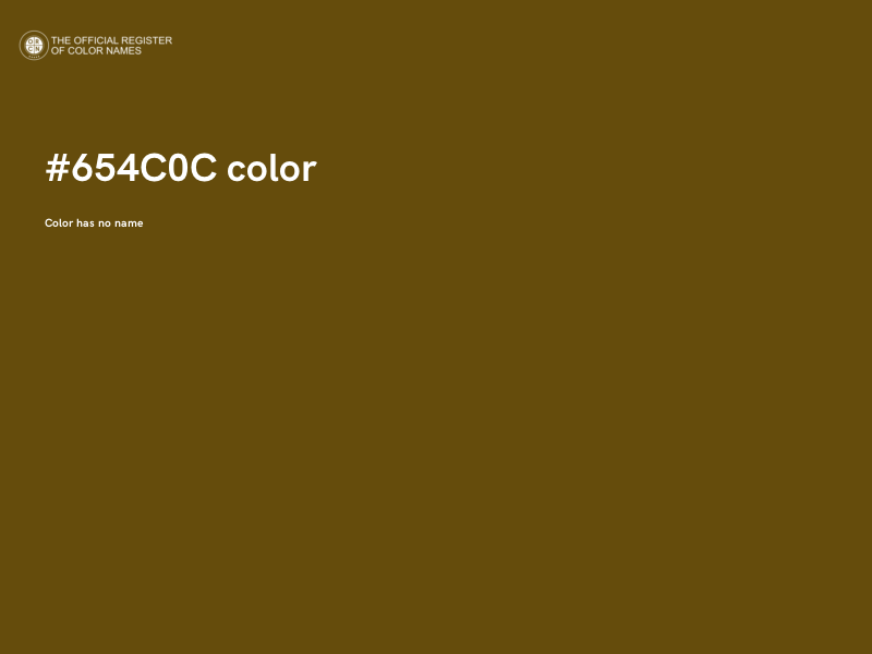 #654C0C color image