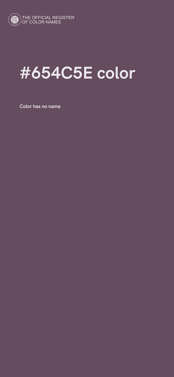 #654C5E color image