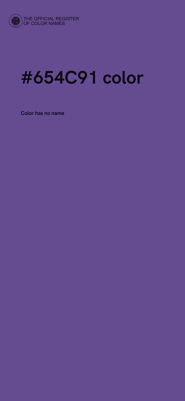 #654C91 color image