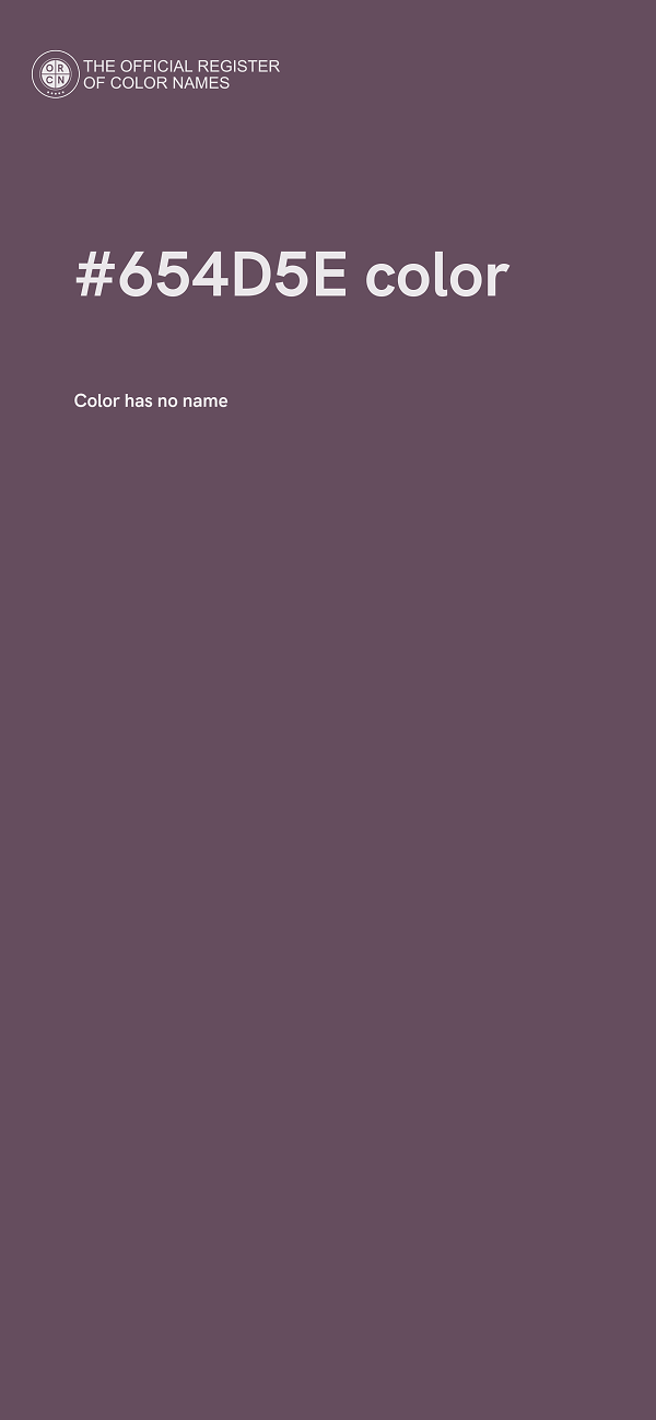 #654D5E color image