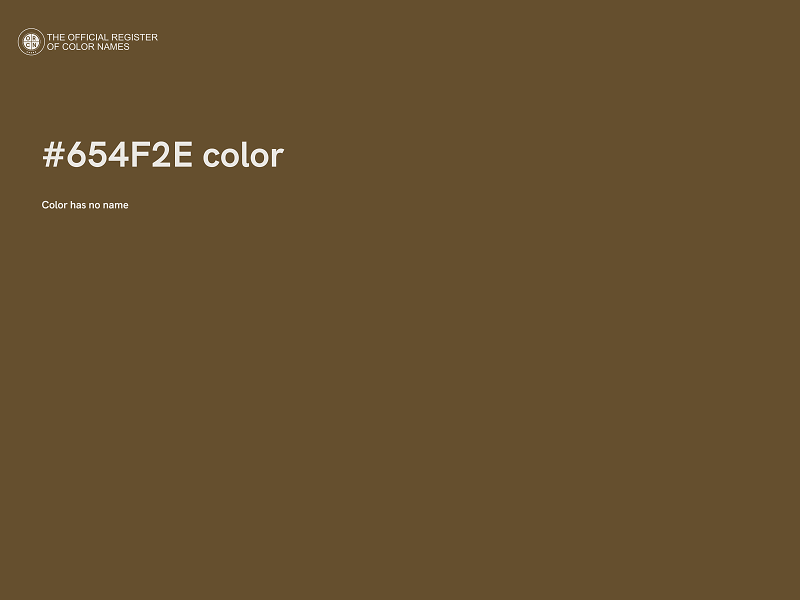 #654F2E color image