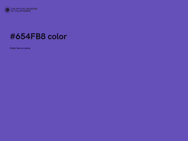 #654FB8 color image