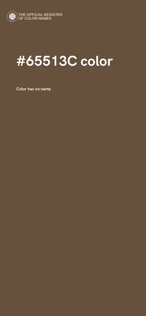 #65513C color image