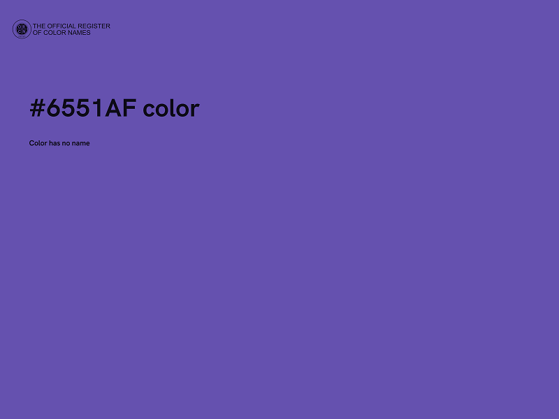 #6551AF color image