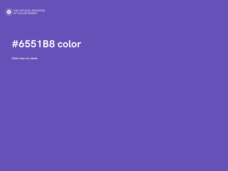 #6551B8 color image