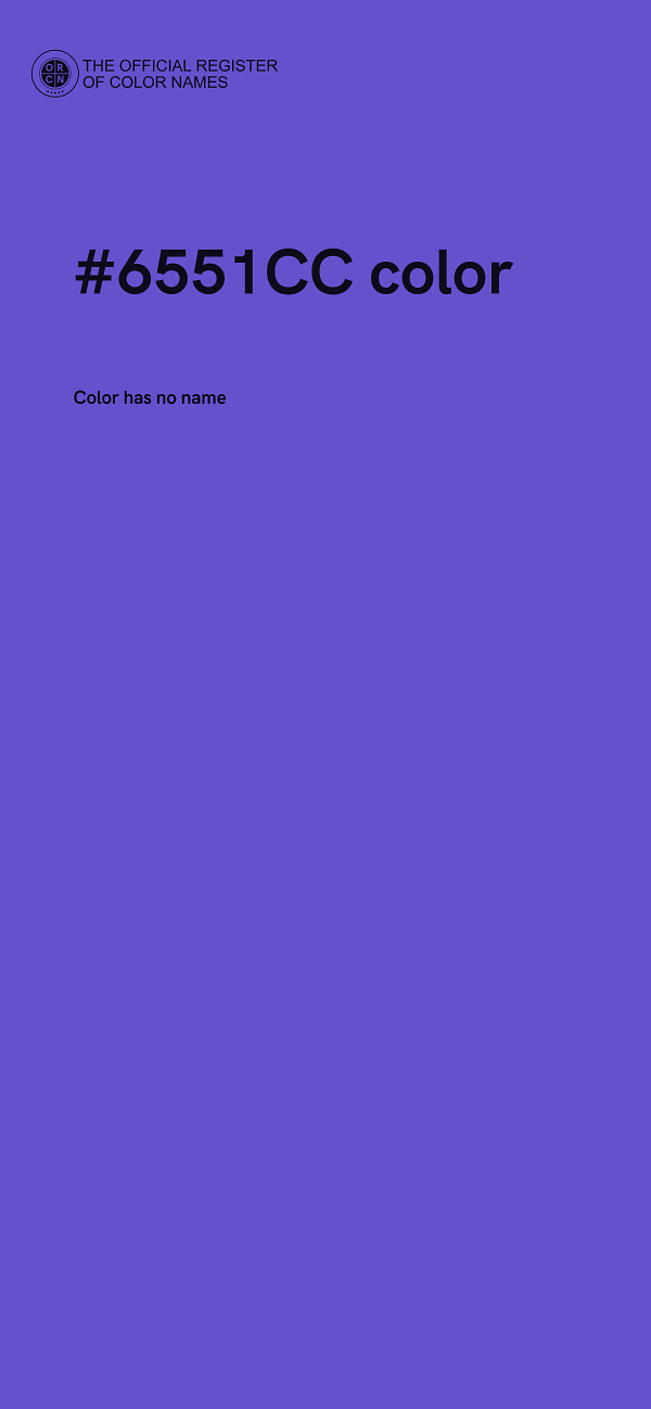 #6551CC color image