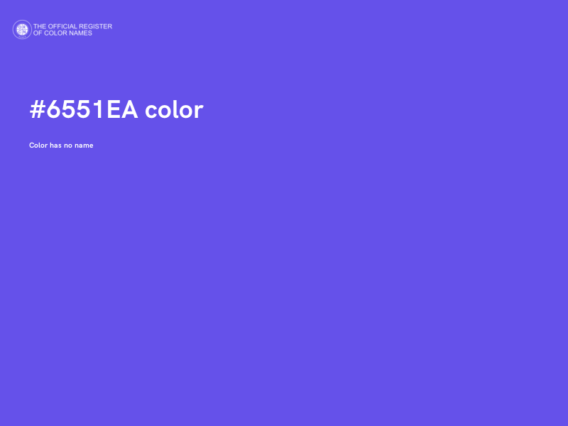 #6551EA color image