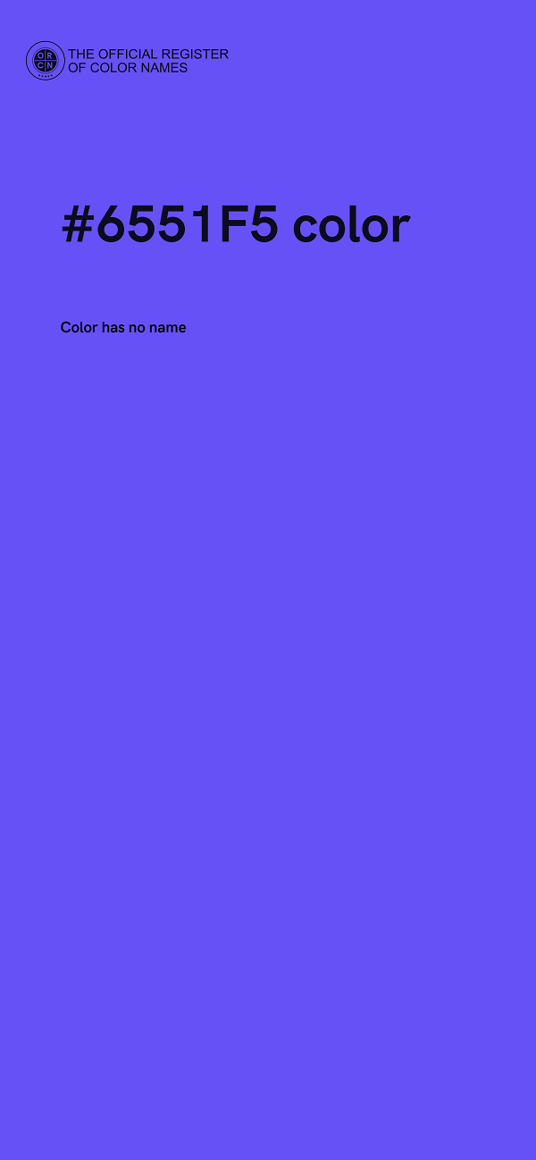 #6551F5 color image