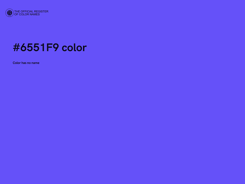 #6551F9 color image