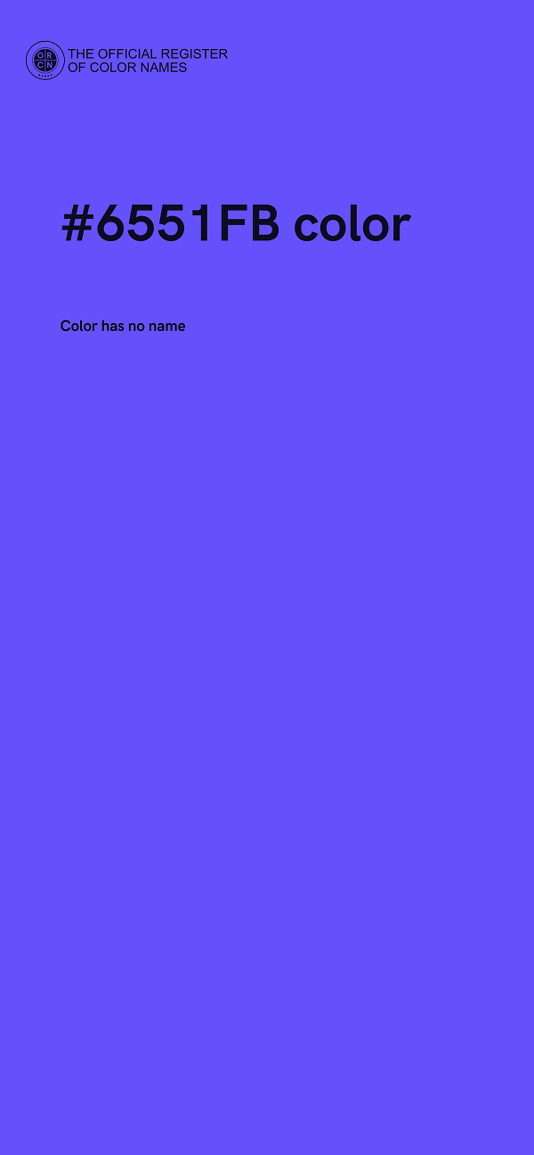 #6551FB color image