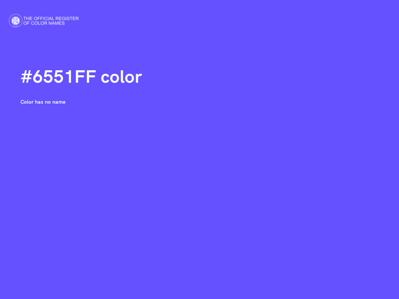 #6551FF color image