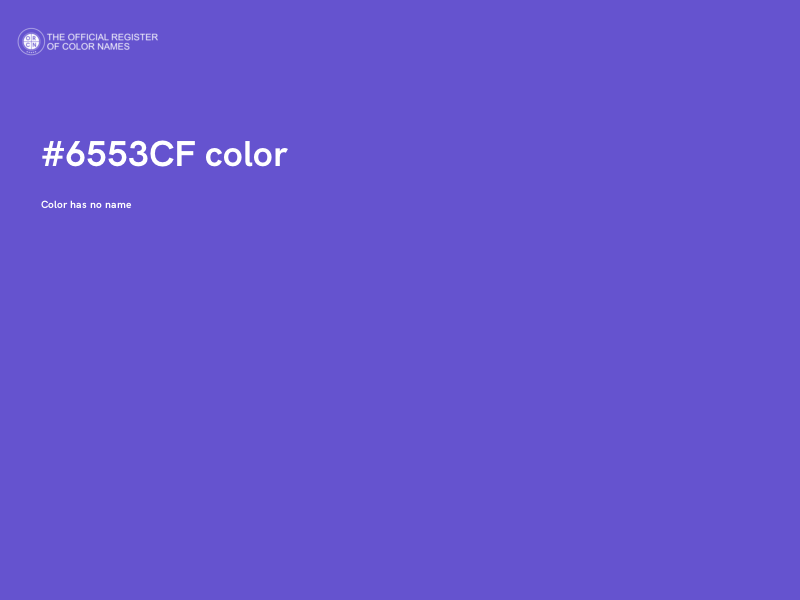 #6553CF color image