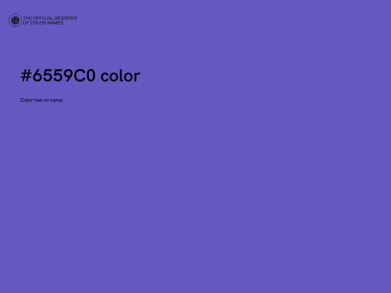 #6559C0 color image