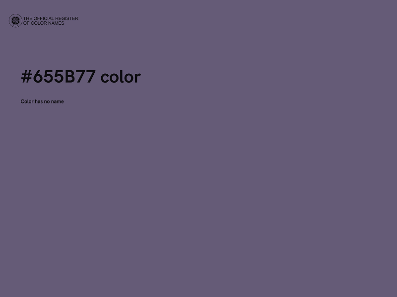 #655B77 color image