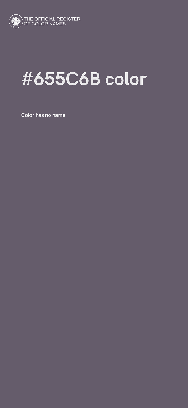 #655C6B color image