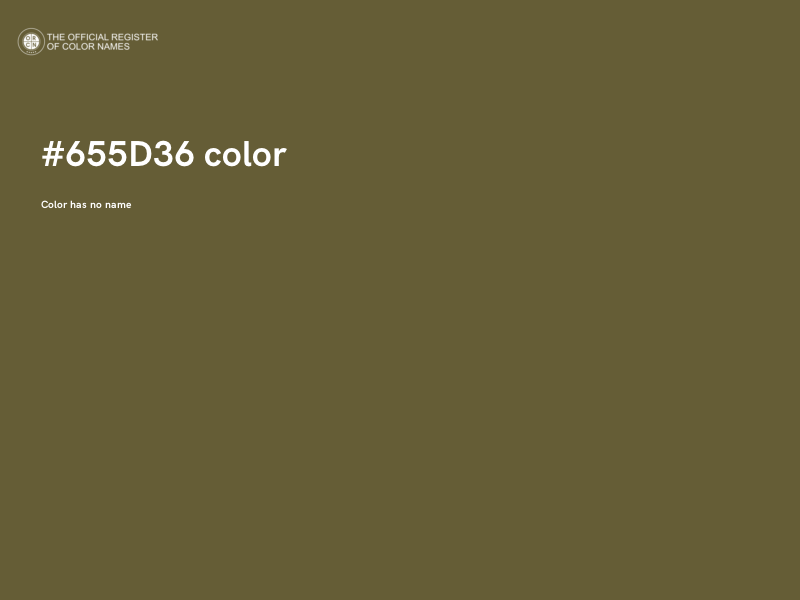 #655D36 color image