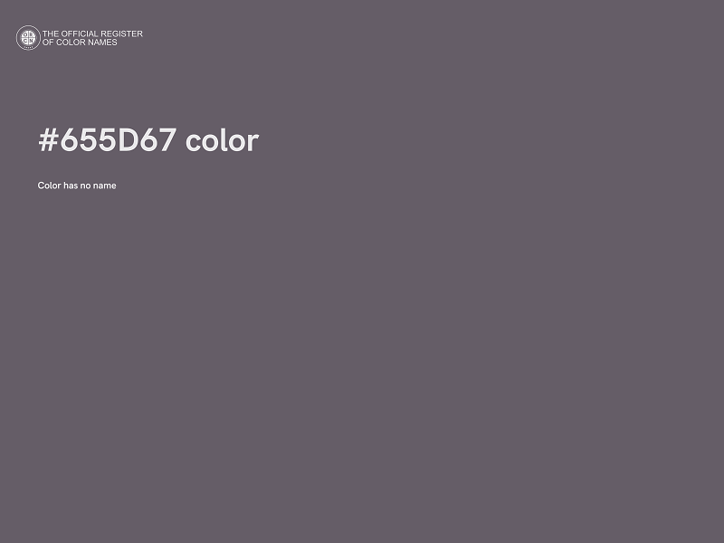 #655D67 color image