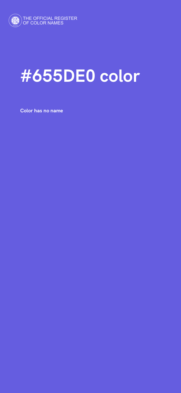 #655DE0 color image