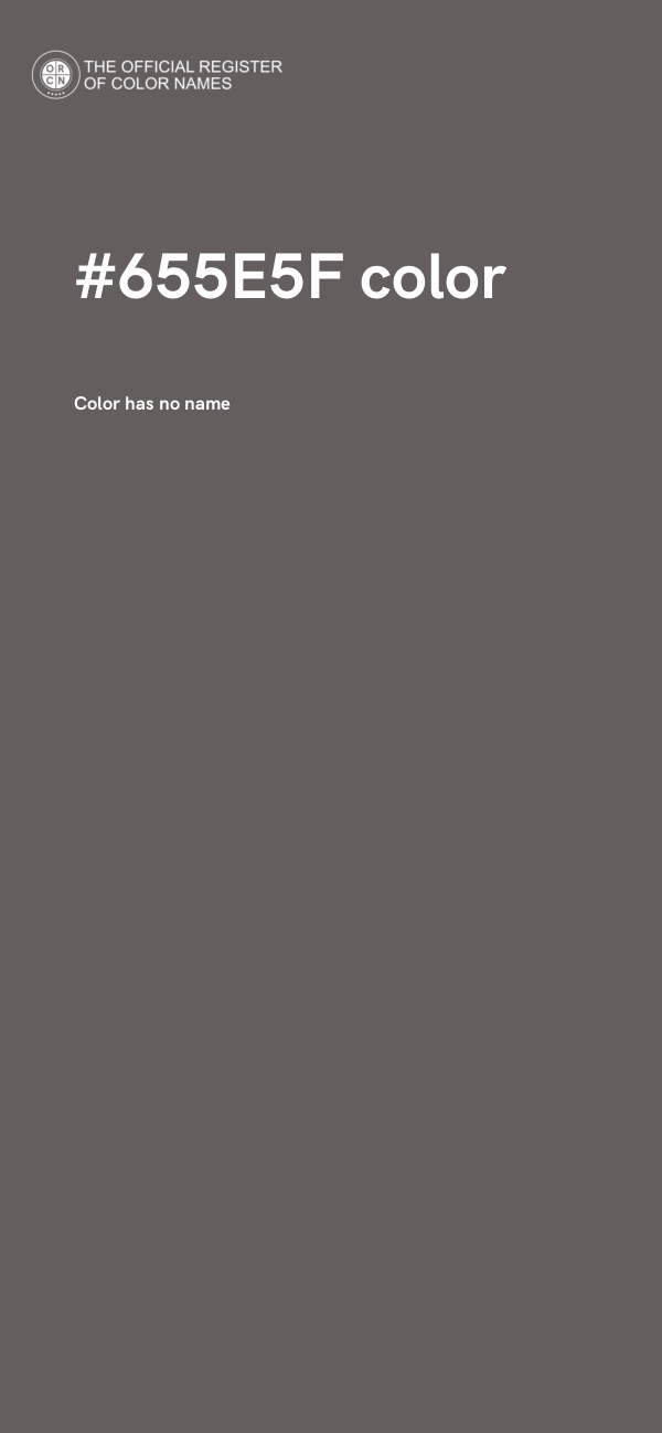 #655E5F color image