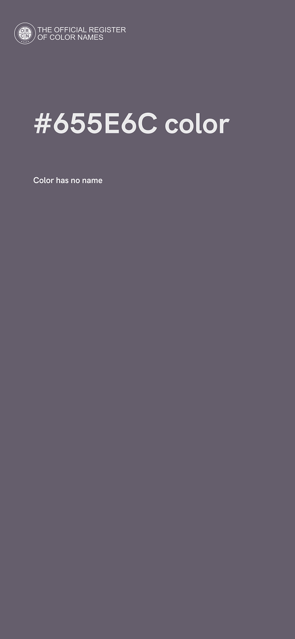 #655E6C color image