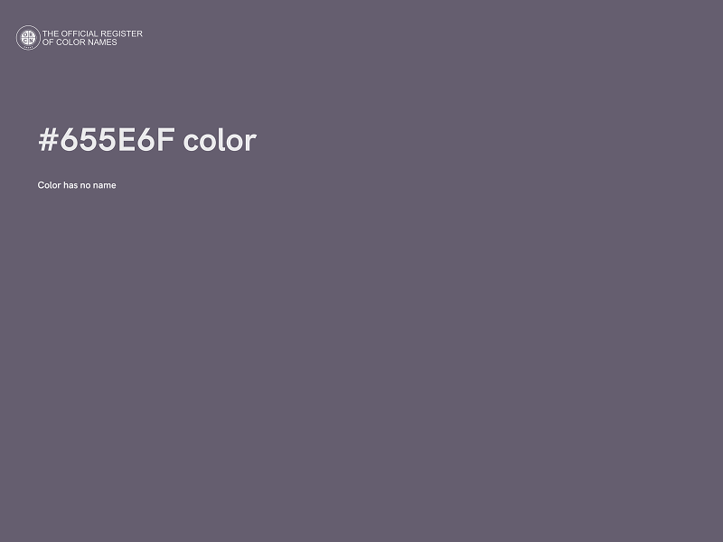 #655E6F color image