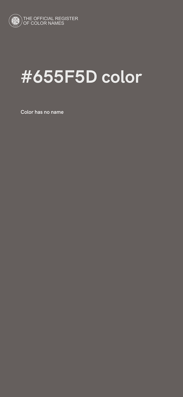#655F5D color image