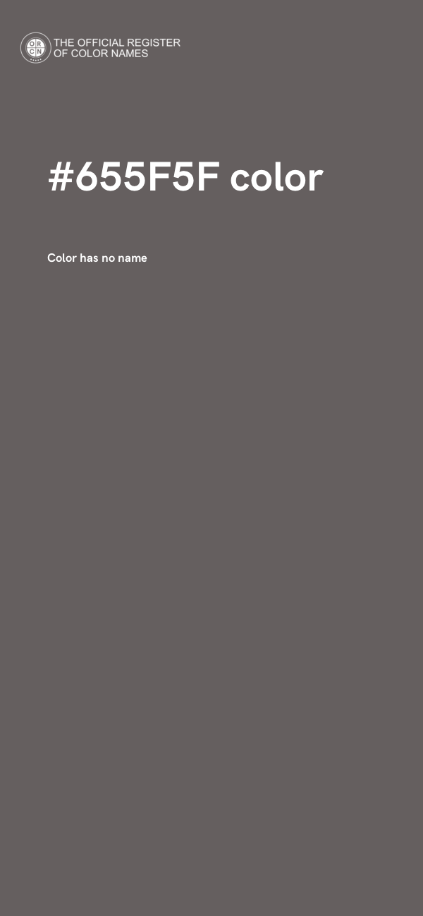 #655F5F color image