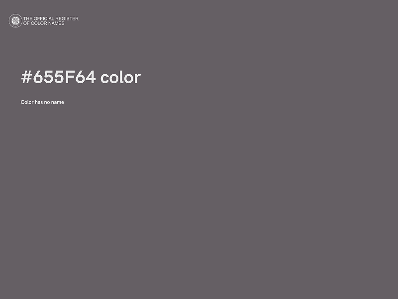 #655F64 color image