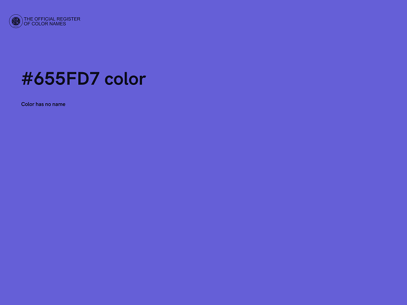 #655FD7 color image