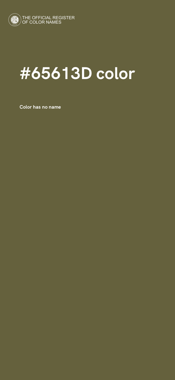 #65613D color image