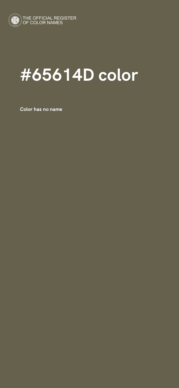 #65614D color image