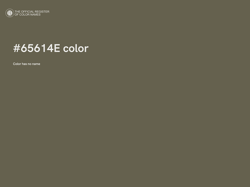 #65614E color image