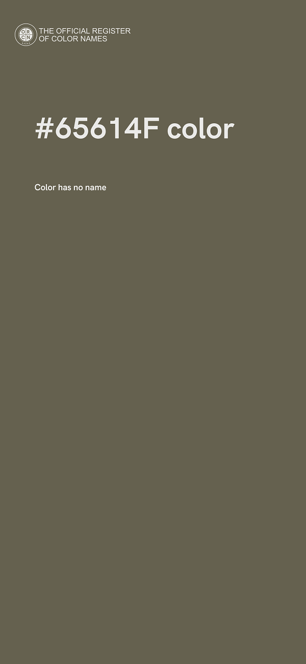 #65614F color image