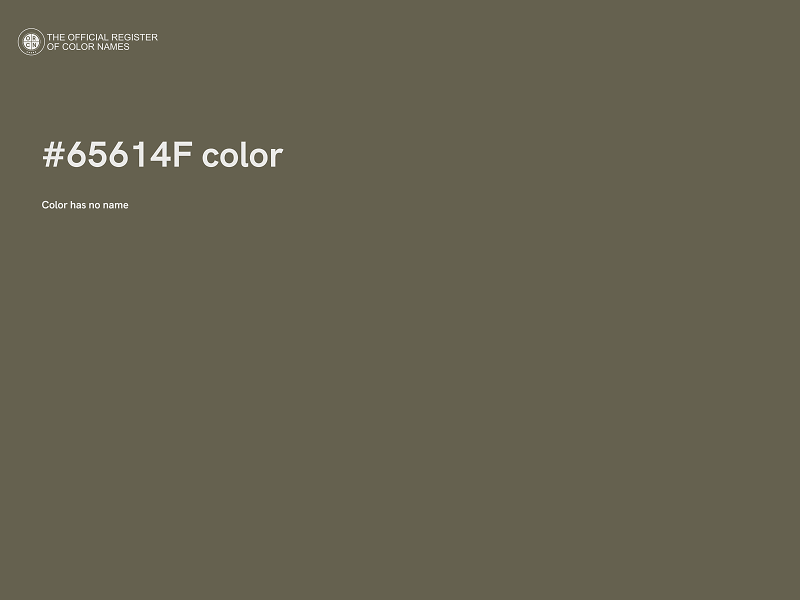 #65614F color image